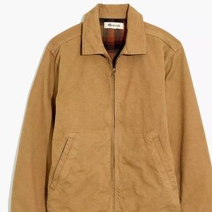 Madewell Flannel-Lined Borough Jacket - Size Small